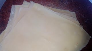 Jinsi ya kutengeneza Manda za Sambusa/How to make Samosa Pastry rahisi sana