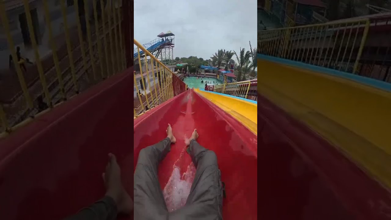 bella ciao running claiming sliding vs water park pov