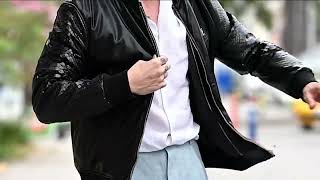 Elitair Python Black Jacket 2023 fashion leatherjacket