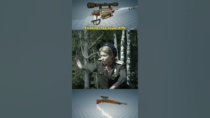 "USSR female soldier VS Nazi Sniper" - WWII Guns #ww2 #war #shorts #viral #film #movie