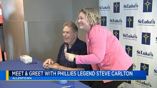 Legendary Phillies Pitcher Steve Carlton Greets Fans In Allentown