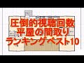 圧倒的に視聴回数の多い平屋の間取りランキングベスト10(2019年7月版)