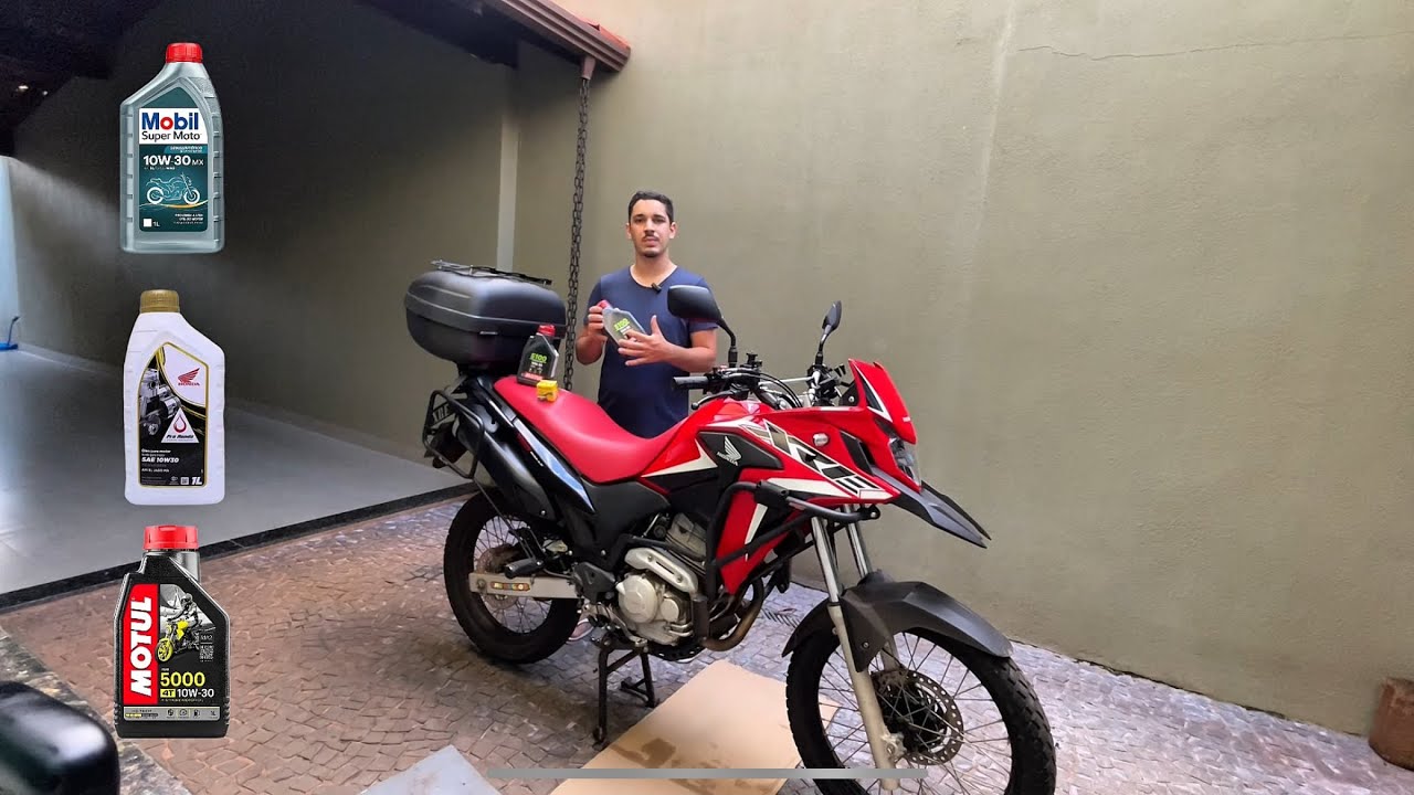 Troca de óleo XRE 300 | Vazamento no filtro de óleo da XRE 300 | Qual óleo usar móbil ou Motul