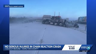 Famous No serious injuries in Hamilton County 20-car pileup on I-35 Wednesday Wealth
