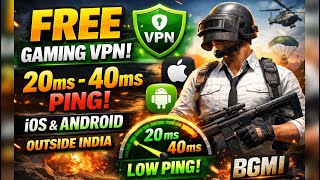 FREE Gaming VPN for BGMI IOS 🚀 20–40ms Ping 🔥 iOS  (Outside India) #vpn #bgmi #speed #gaming g screenshot 2