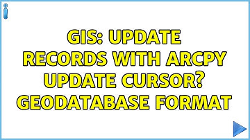 GIS: Update records with ArcPy update cursor? Geodatabase format (2 Solutions!!)