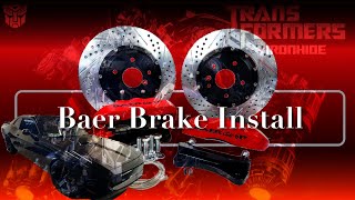 Baer Brake Install - Mopar - Dodge Challenger, Hemi, 5.7 #powerstop