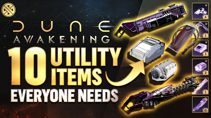 Dune Awakening - 10 Unique Tools & Utility Items EVERYONE NEEDS | Get These Fast!