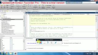 MATLAB BINOMIAL COEFFICIENTS