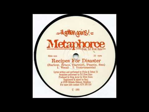 Metaphorce — Metaphorce - Recipes For Disaster (1995) (UK Hip Hop)