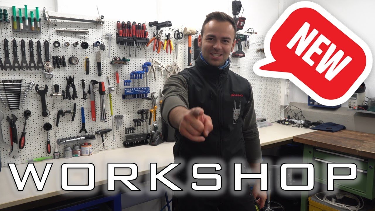 My NEW workshop roomtour! - YouTube