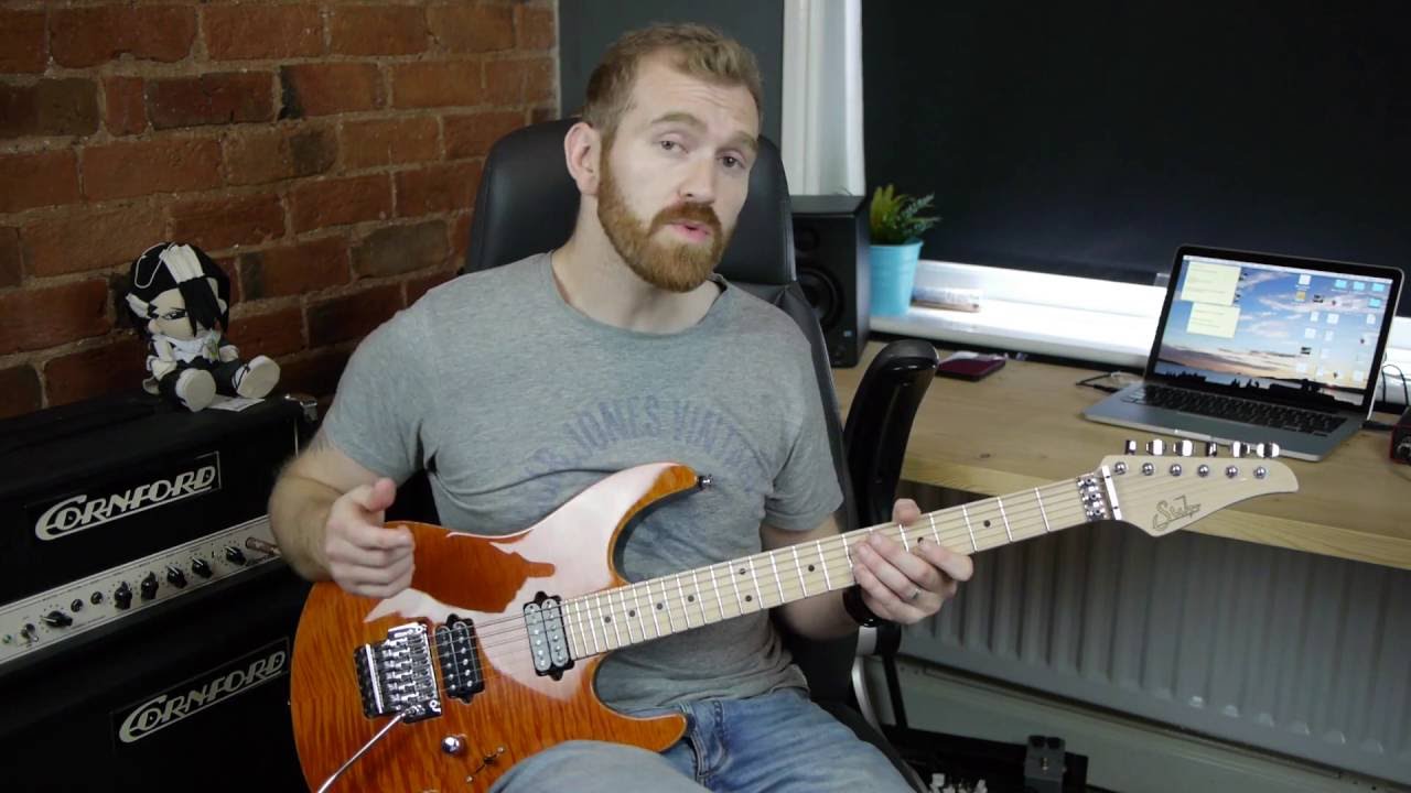 Guitar lesson Applying vibrato to string bends YouTube