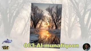 063 Al munafiqoon    سورة المنافقون  يحيى حوى