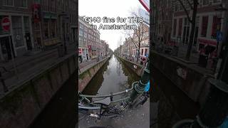 Yes, this is illegal in Amsterdam's Red Light District 🇳🇱 #amsterdam #travel #citywalk #netherlands