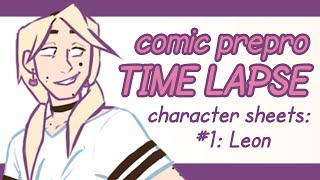 🍋 Leon Character Sheet Time Lapse 🍋
