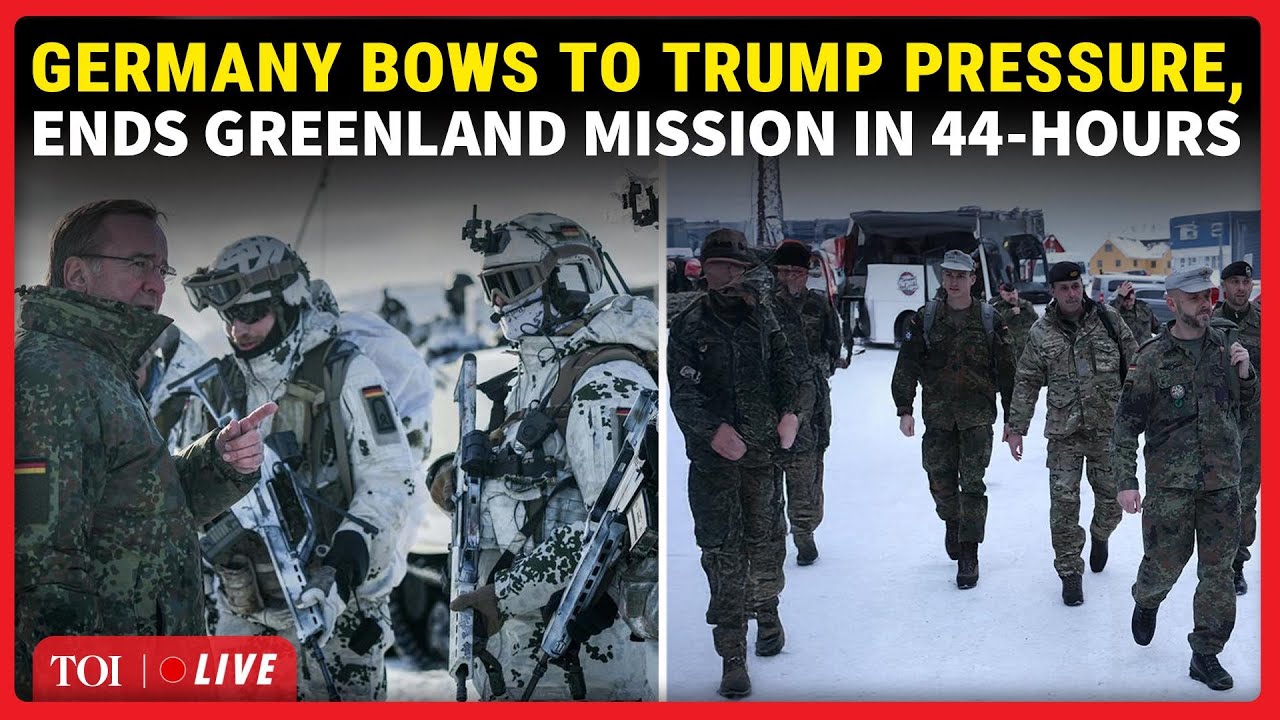 Germany BOWS After Trump’s Greenland Tariff Threat? Army’s Dramatic Retreat Within 44 Hours