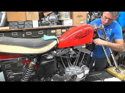 #265 1972 xl sportster bike rebuild restoration 1000 ironhead motorcycle repair harley tatro machine