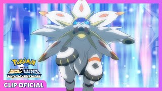 ¡Nebulilla evoluciona a Solgaleo! | Serie Pokémon Sol y Luna-Ultraaventuras | Clip oficial