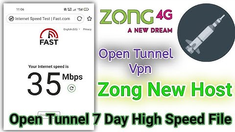 Zong Free Internet | Open Tunnel new 7 day High Speed File | Zong New Host 2022 | wamfy tech