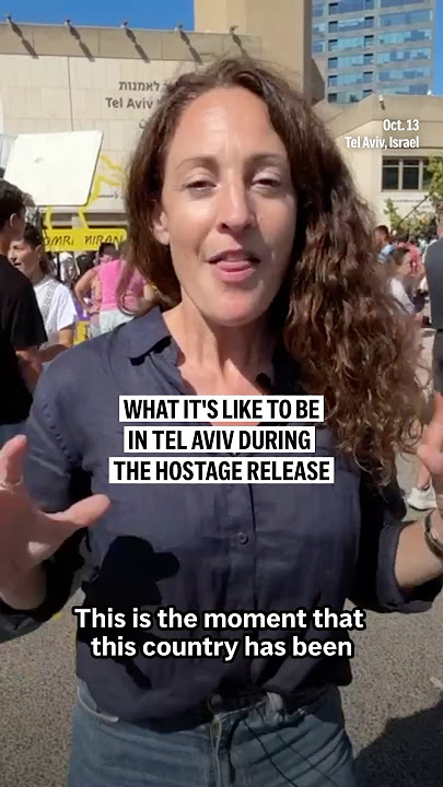Download lagu What it's like to be in Tel Aviv during the hostage release