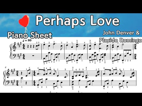 Perhaps Love  (Piano Solo) - John Denver 