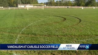 Vandals strike soccer fields in Carlisle
