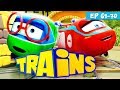 Desene cu trenuri pentru copii 🚂 Trenuletele | Episoadele 61-70 | HeyKids