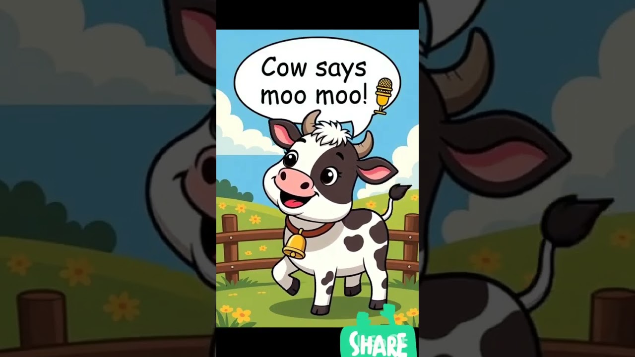 🐮 Animal Farm Sounds Song | Learn Animal Sounds for Kids