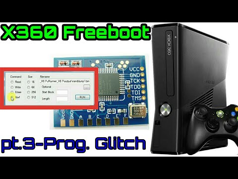 XBOX 360 Freeboot - Часть 3 - Прошивка чипа Matrix Glitcher v. 3 - Распайка Диаграмма