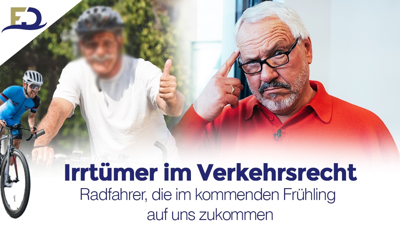 Irrtümer im Verkehrsrecht – Radfahrer, die im kommenden Frühling auf uns zukommen