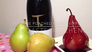 Red Wine Poached Pears Recipe