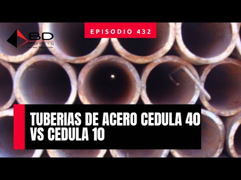 Video: ¿Se puede roscar la tubería cédula 10?