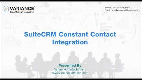 How to Sync Contacts between Constant Contact and SuiteCRM