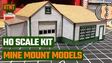 Build An HO Scale Structure Kit From Mine Mount Models