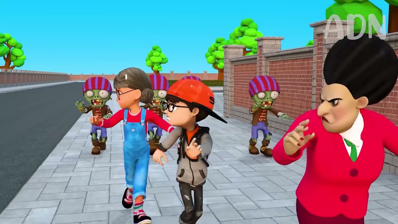 Scary Teacher 3D & Zombie & Nick Zombie Hulk & Tani & Ice Coffin Dance COVER TUN TUN