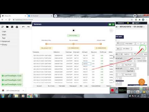 MATCH/DIFFER Bot for Binary.com (TOTALLY FREE )