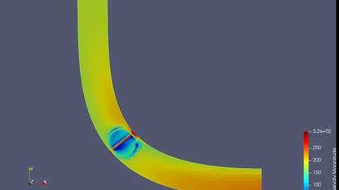 Flow over a Throttle Body using CONVERGE  (Steady State)