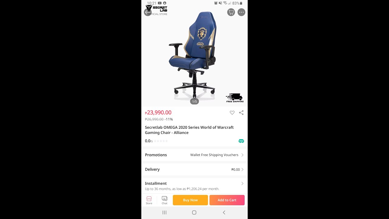 (O)MEGA UNBOXING: Secretlab 2020 Series World of Warcraft Gaming Chair – Alliance