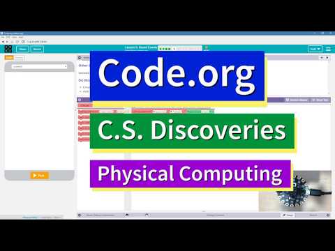 Board Events Lesson 5.5 Tutorial with Answers - Code.org CS Discoveries Physical Computing Unit 6