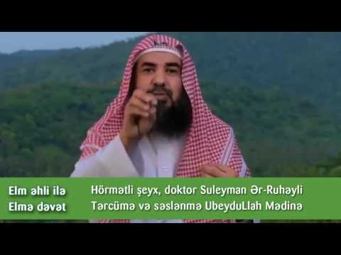 Saqqal saxlamaq Peyğəmbərin ﷺ sünnəsidir - Şeyx Suleyman Ruheyli (UbeyduLlah Mədinə)