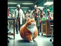 A fat cat saved the zombie world,but...you never guess the end#cat #cute#funny