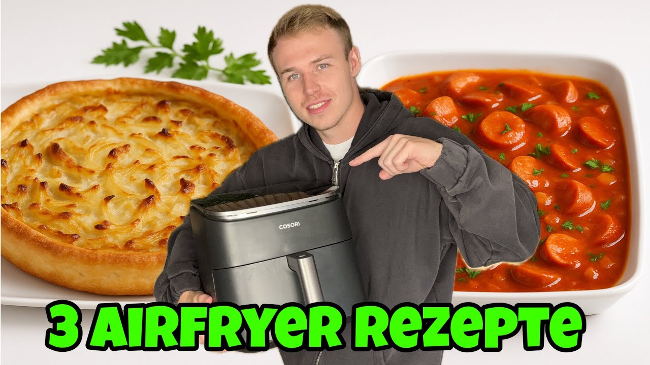 AIRFRYER GEHEIMTIPPS! 3 Rezepte aus dem AIRFRYER die absolut genial sind!