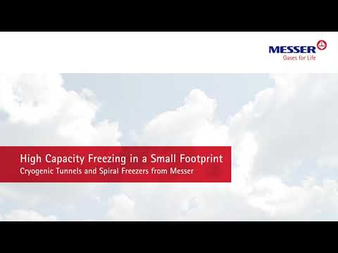 Messer's Family of Cryogenic Tunnels and Spiral Freezers