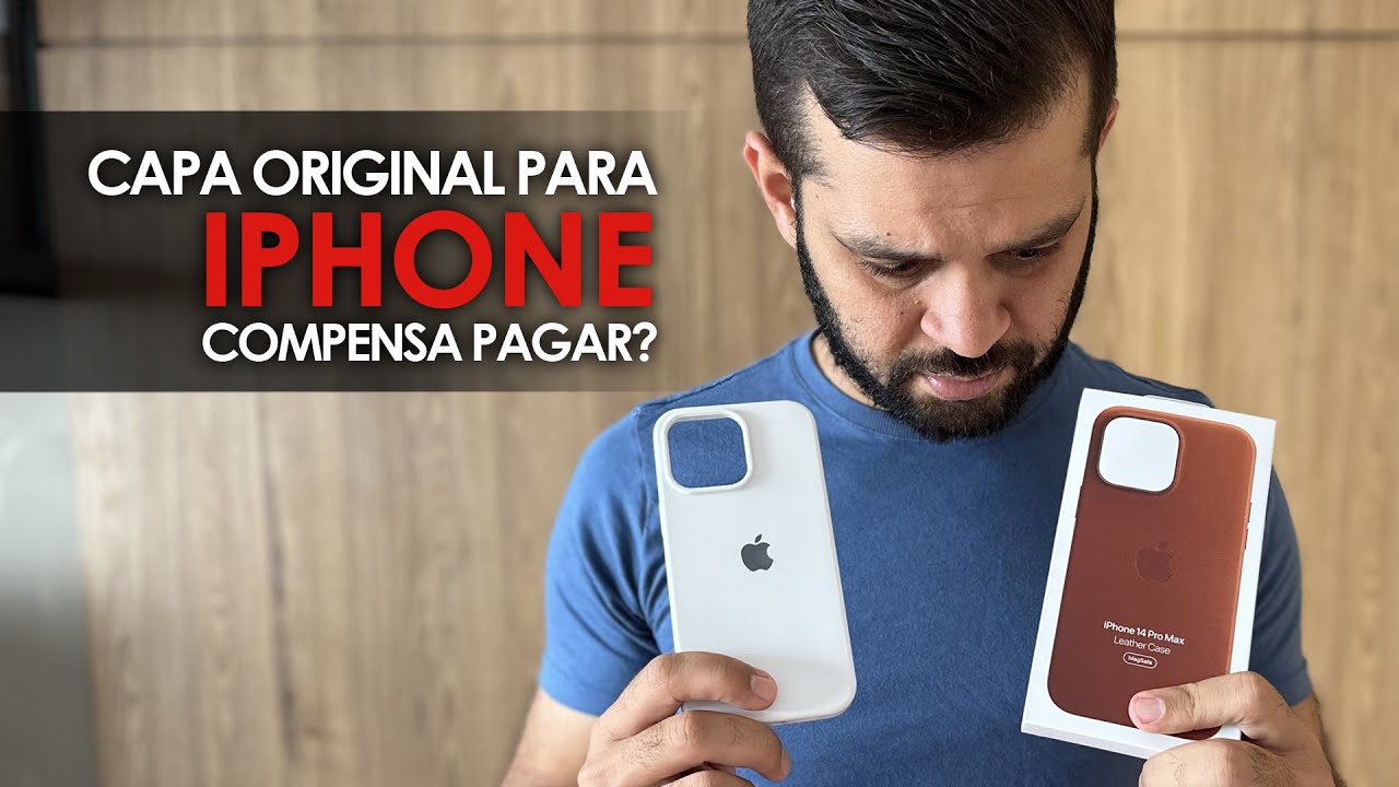 Capa Original para Iphone, compensa comprar? UNBOXING