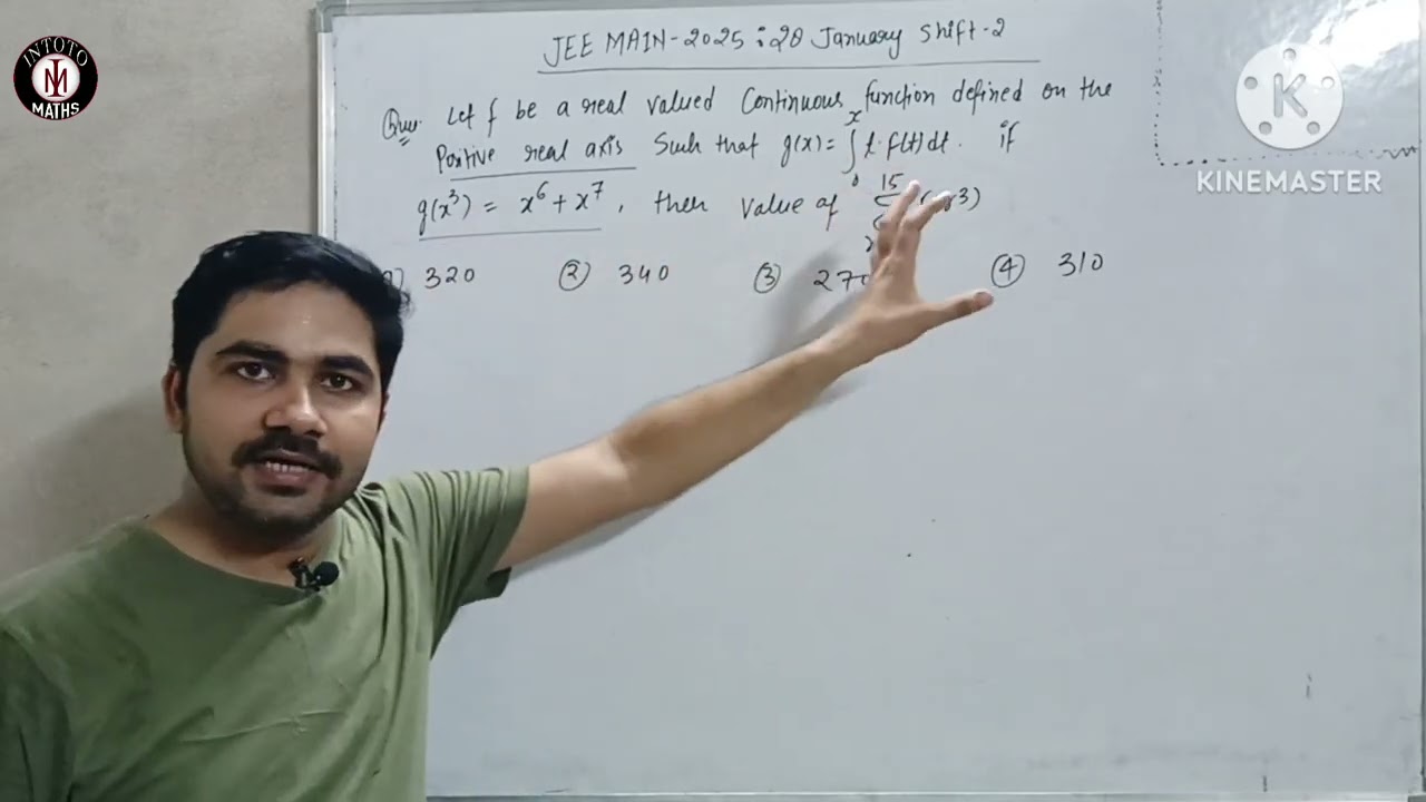 #75 JEE Main 2025 Maths : 28 January Shift 2 paper solution : Probability : Newtown-leibnitz formula