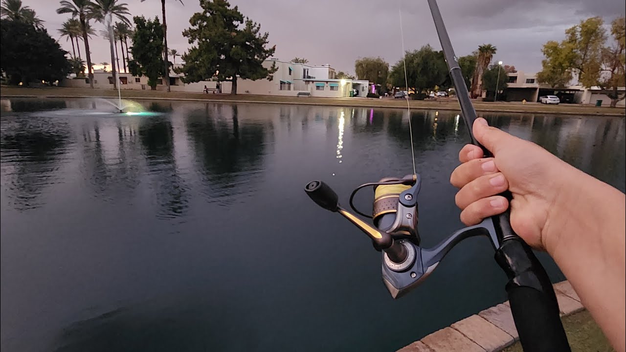 Post storm bass fishing