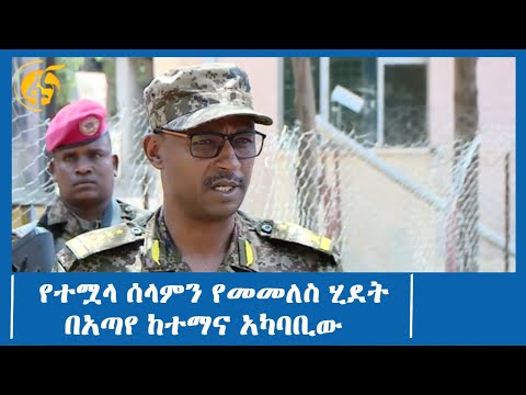 የተሟላ ሰላምን የመመለስ ሂደት በአጣየ ከተማና አካባቢው  #ፋና_ዜና #ፋና_90