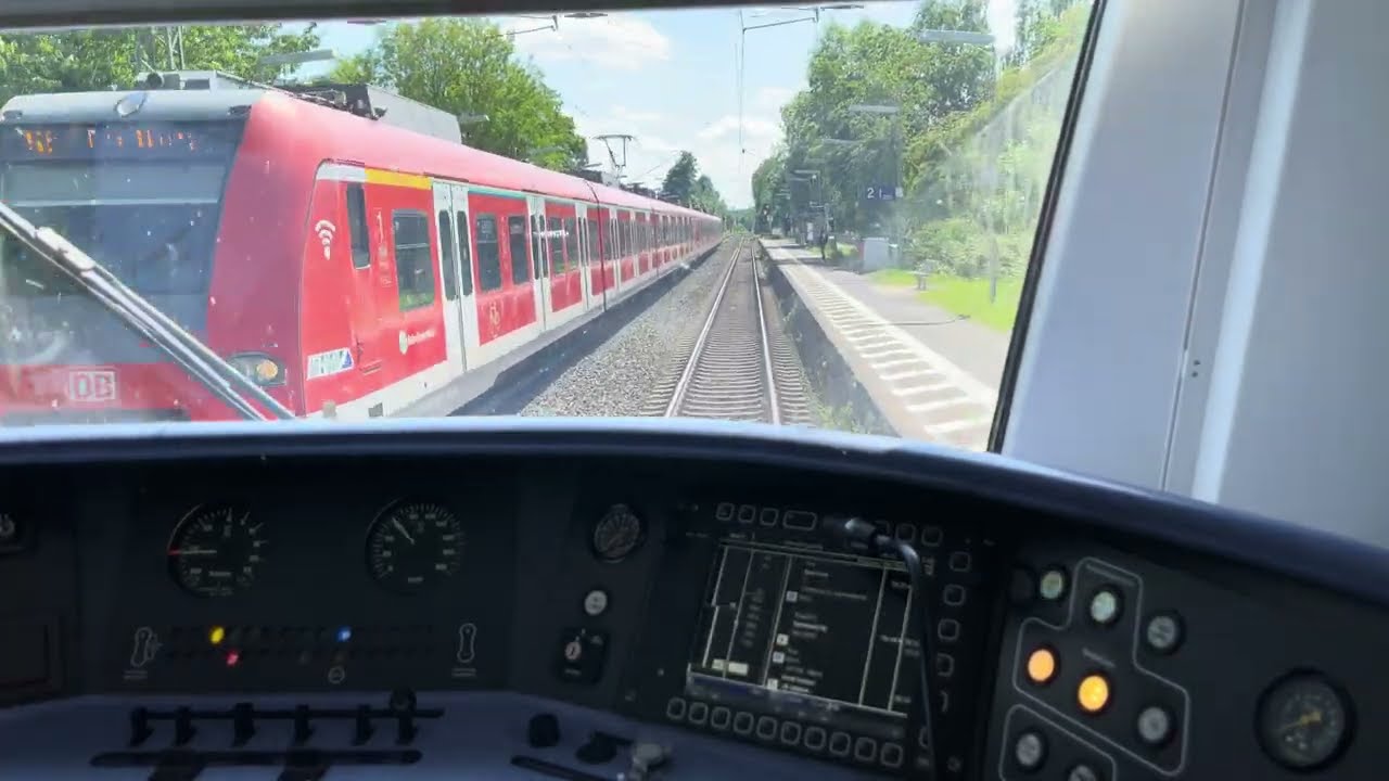 S6 Groß Karben - Darmstadt Hbf (Innenansicht) 4K