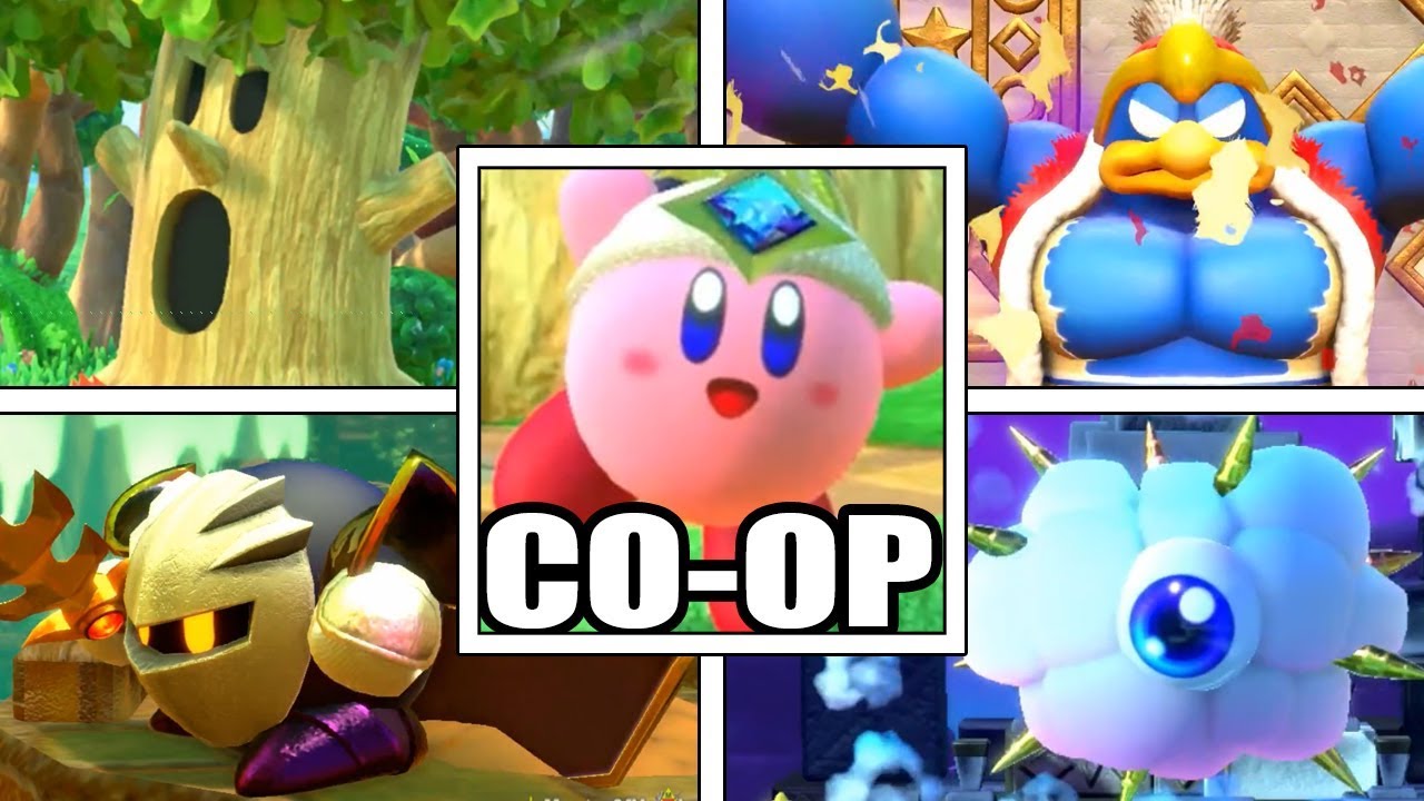 Kirby Star Allies: All Boss Fights + Ending (2 Player Co-op)