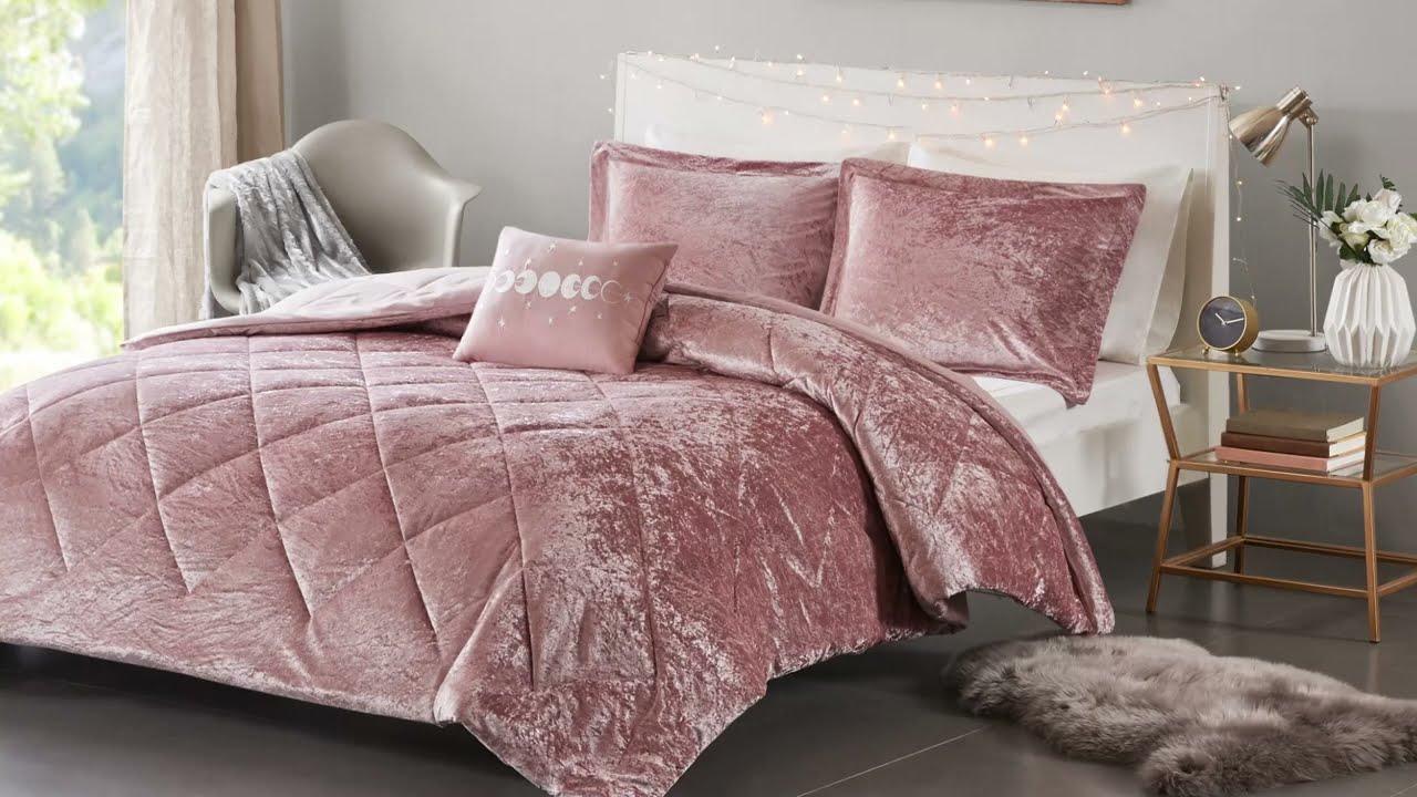The Luxurious Crushed Velvet Duvet Cover Set